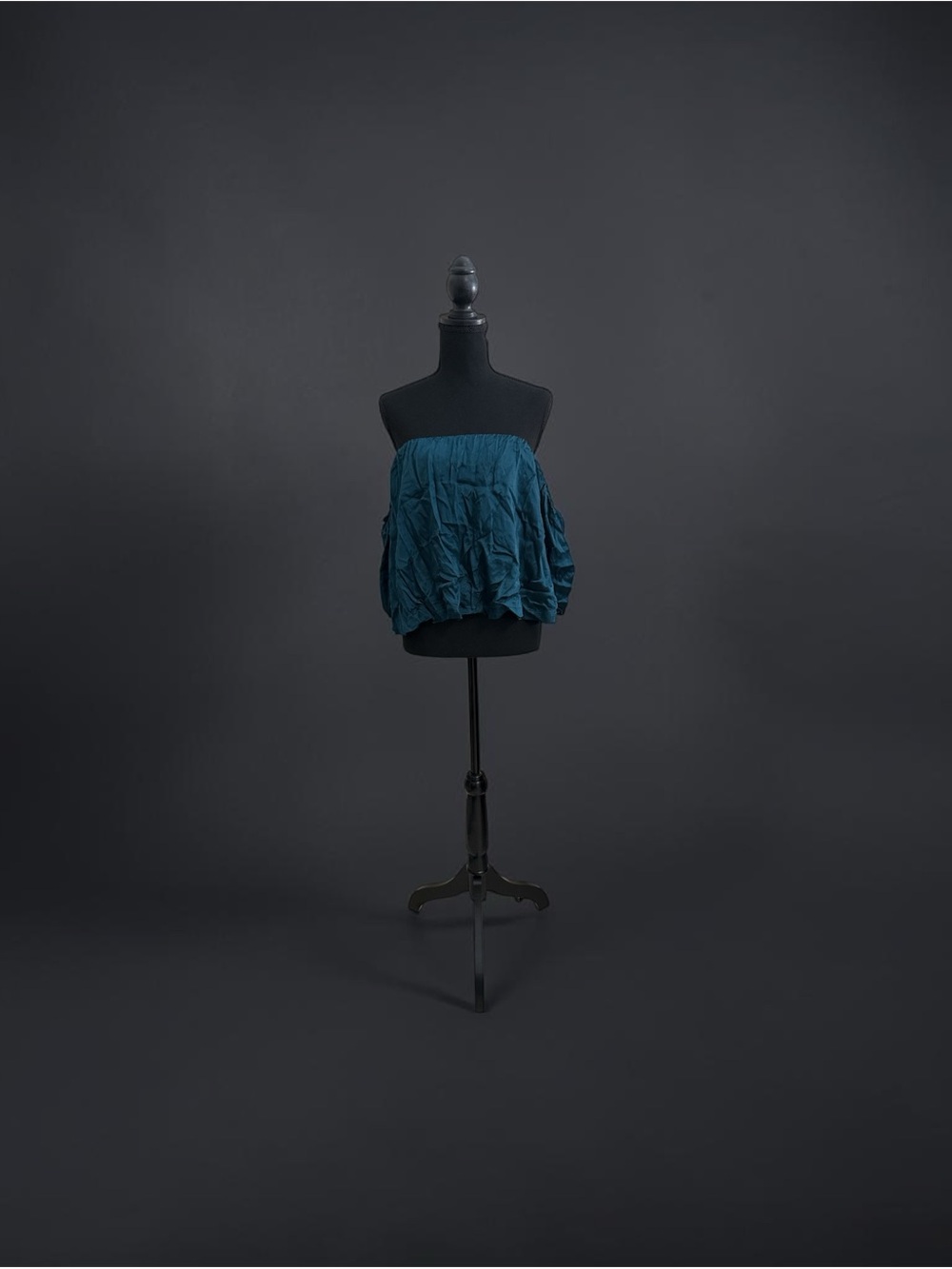Urban Outfitters Turquoise Off-The-Shoulder Top